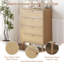 Commode 4 tiroirs avec pieds en bois massif-932278043