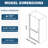 Tempered Clear Glass Pivot Shower Door - Matte Black For Bathroom With Leak 1/4"
