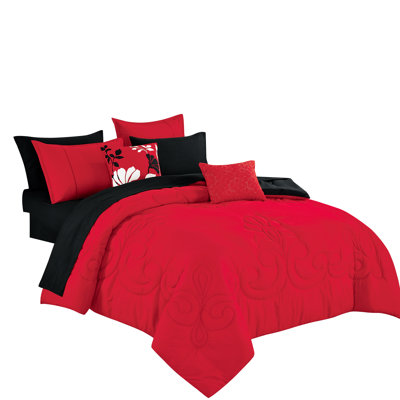 Yordana Luxury 9-Piece Complete Bed-In-A-Bag Set