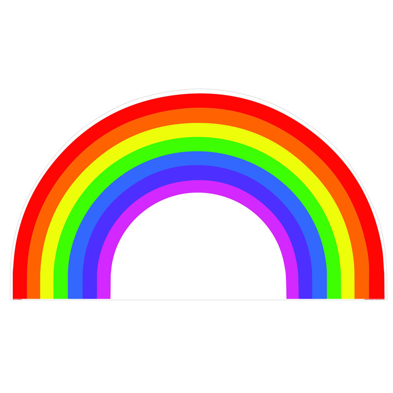 Rainbow Cardboard Standup