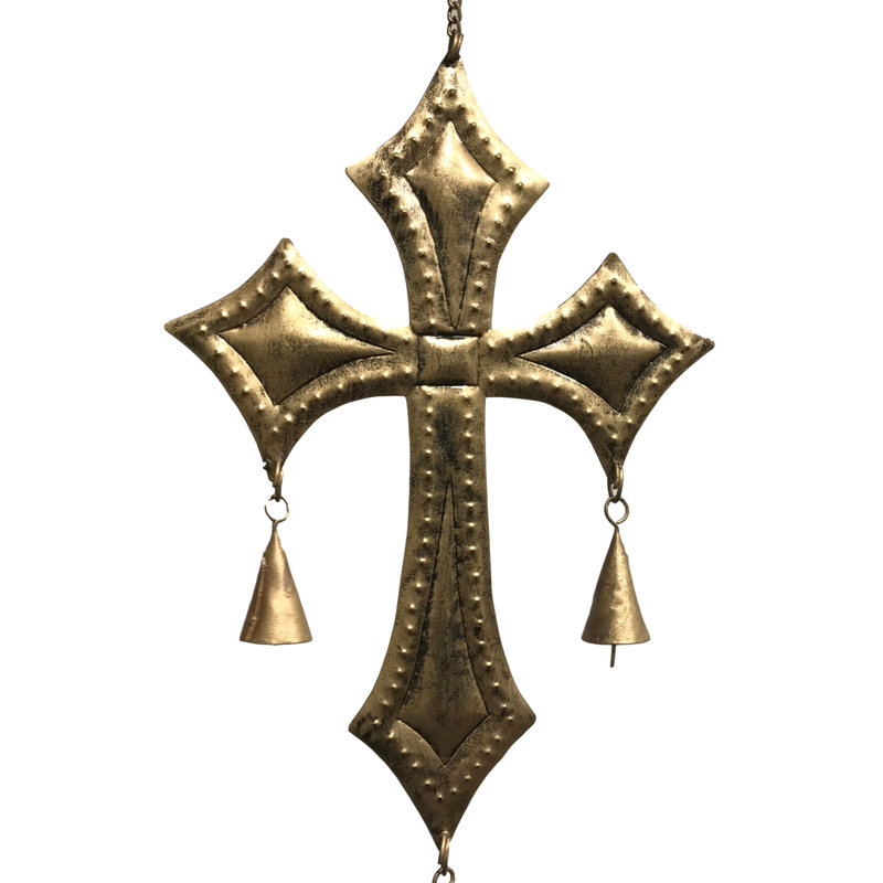 St. Edward Cross Chime in Burnished Gold
