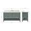 Magnolia Bath Vanity Rectangular Basin S061SCWRV-1826166979-1815989485