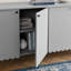Emmeline 66" 4-Door Scalloped Sideboard Cabinet In White-106714565