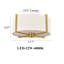 Plafonnier encastré tambour en tissu Mid Century