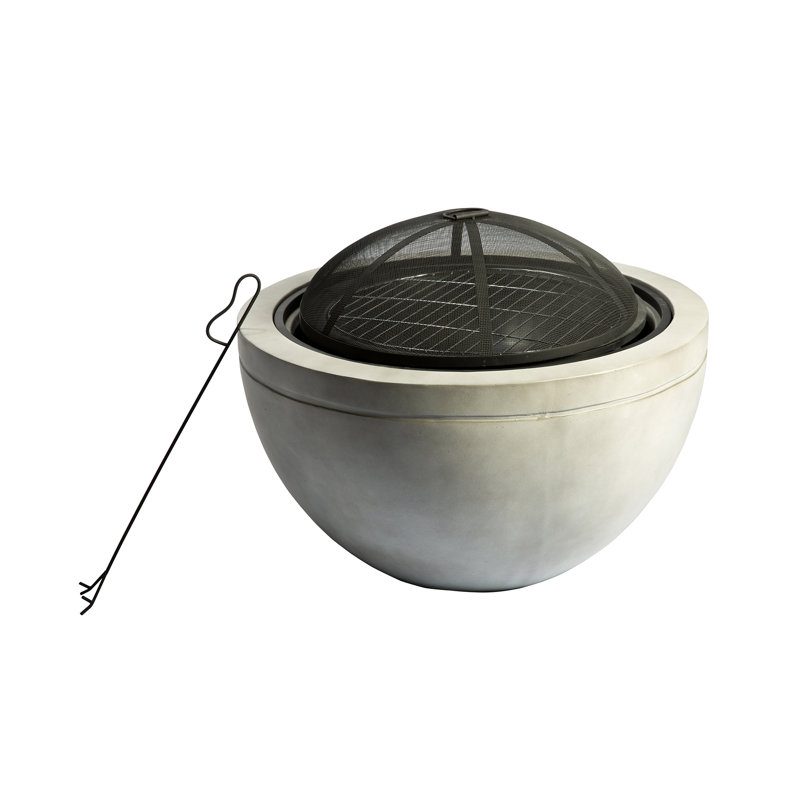 Round Polyresin Wood Burning Smokeless