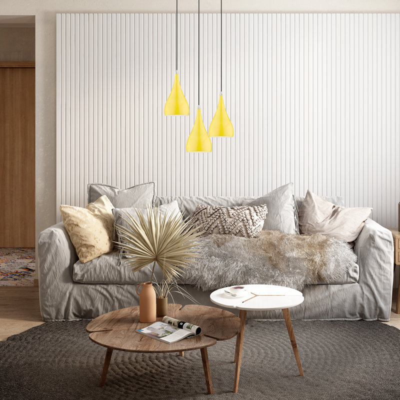 Ithel 1 - Light Pendant, Shiny Yellow/Polished Chrome, Shiny Yellow