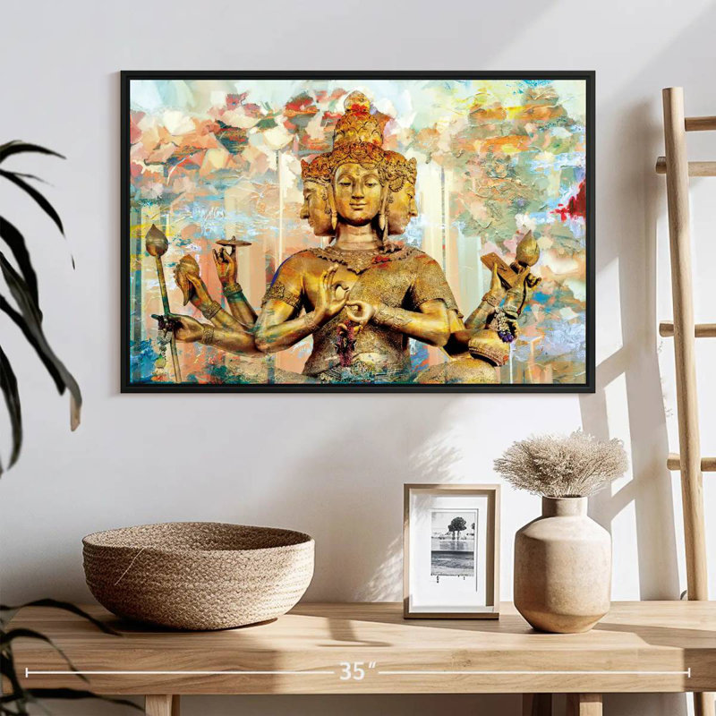 Adella Statue Of Brahma, 17" H x 25" W