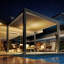 Pergola extérieure à persiennes Flexpatio D Power +, pergola en aluminium pour patio-119176674-128706703