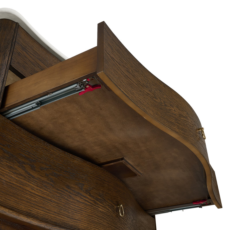 Meuble-lavabo Emmy Pinehurst, Chêne brun rehaussé, 48"