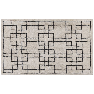 Elaini Geometric Cotton Area Rug
