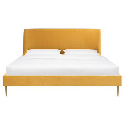 Venedy Upholstered Wingback Bed