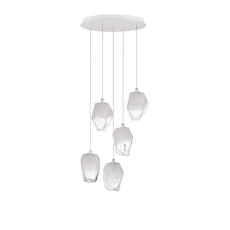 5 - Light White Cluster Pendant