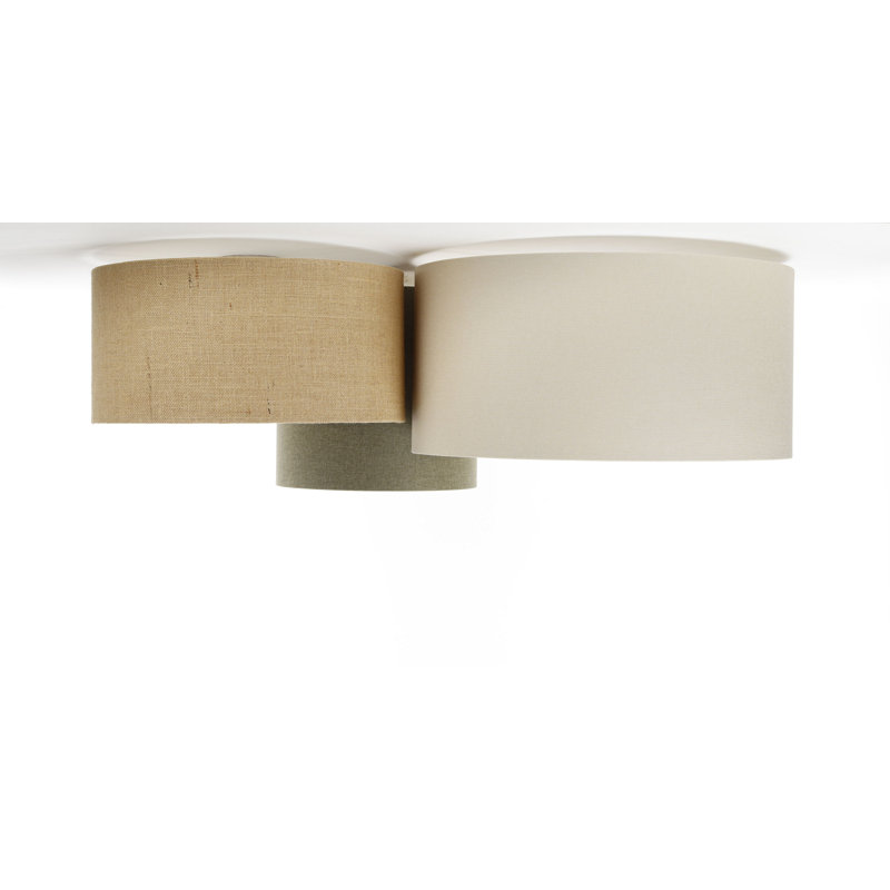 Avaughn Flush Mount, Light Brown/Grey/White