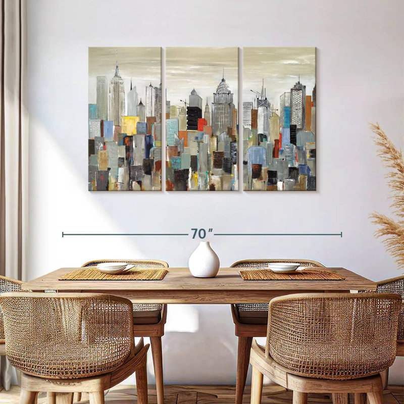 Avery, horizon de New York, H 36 po x l 57 po