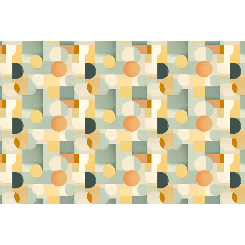 Geometric Retro Bedding, Queen Duvet Cover