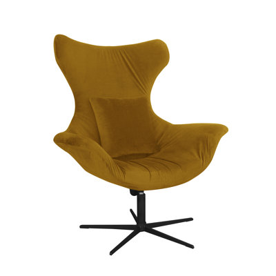 Velvet Swivel Lounge Chair