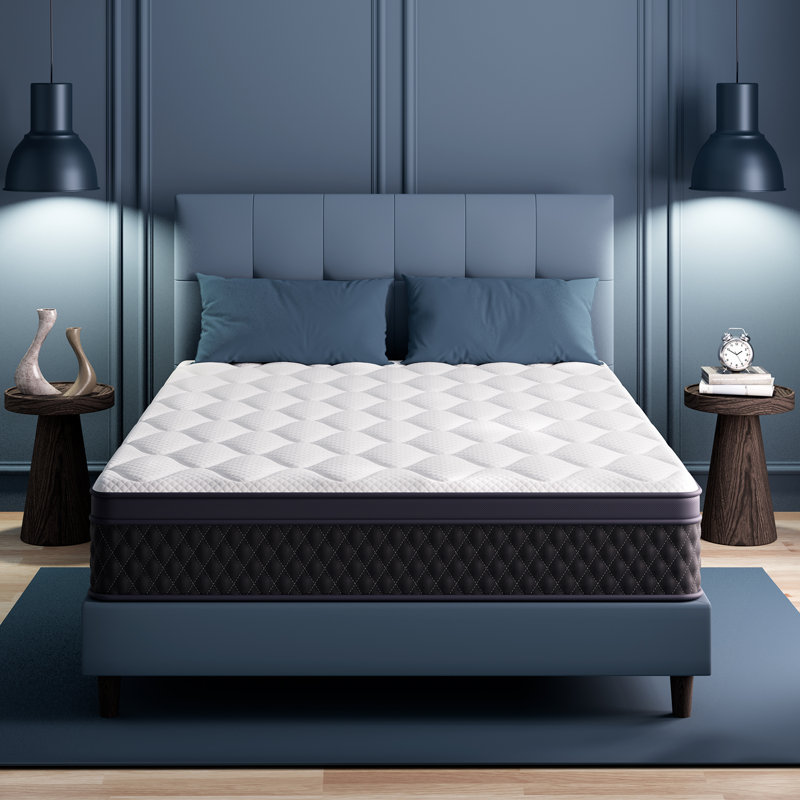 Hybrid Mattress in a Box,Individual Pocket coil, Medium Firm, Memory Foam Mattress, Full, 10"