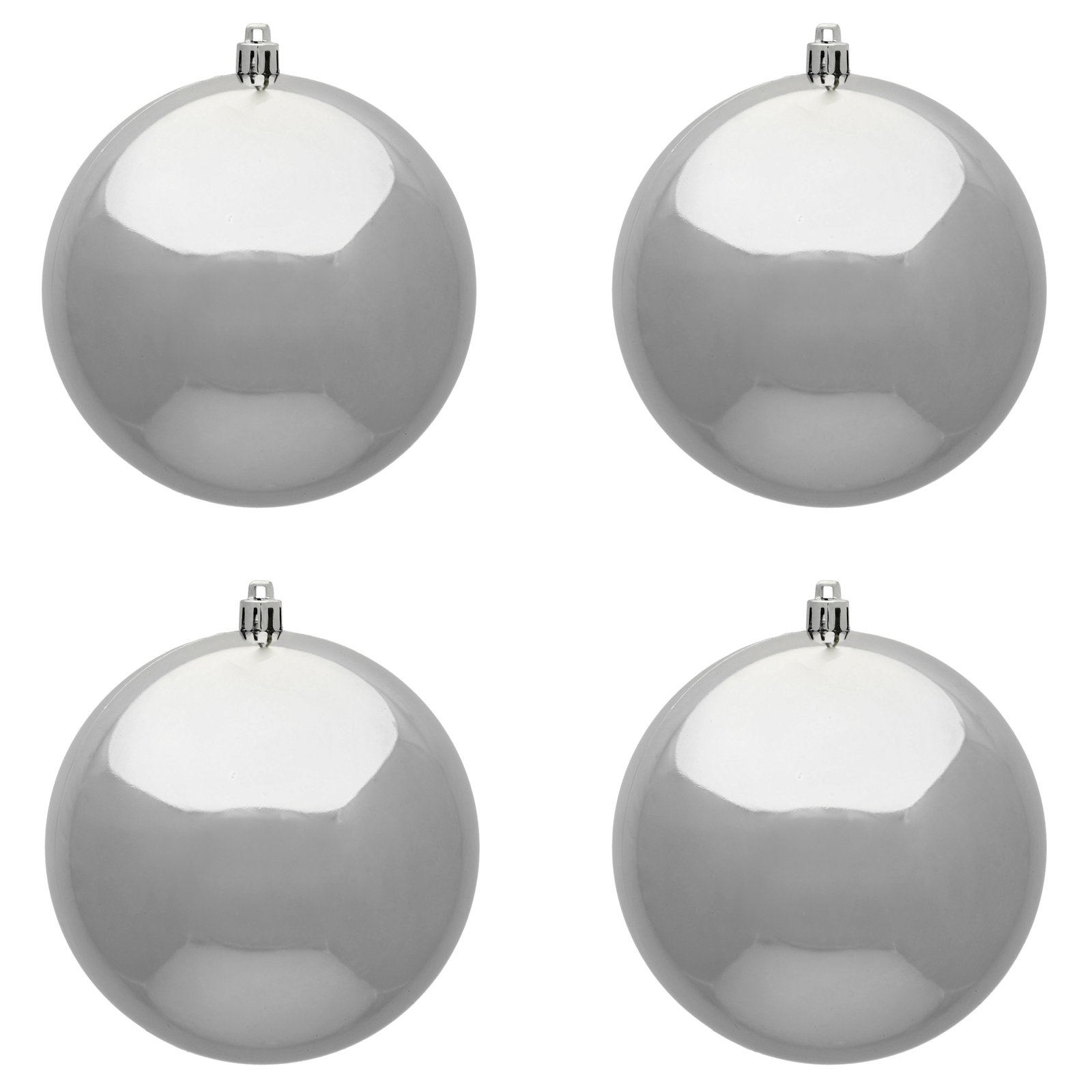 The Holiday Aisle® 6" Shatterproof Bauble, Silver
