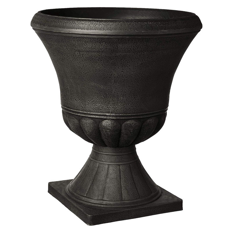 Hamilton Black Medium Plastic Cone Urn Planter