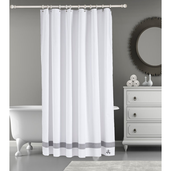 Brooks Brothers 100% Cotton Shower Curtain | Wayfair