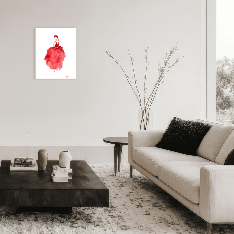 'Prima Ballerina' Framed Print Wall Art, 30" H x 24" W x 1.5" D, Wrapped Canvas, Does Not Apply