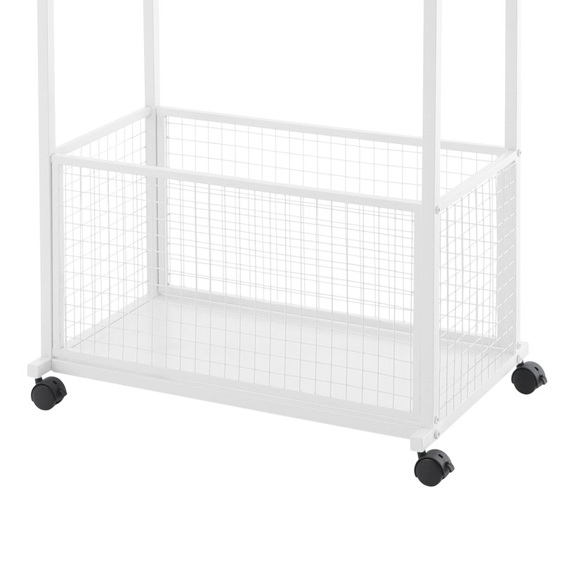 Support de rangement 16 rubans, Blanc, H 59,06 po x l 26,38 po x P 12,6 po
