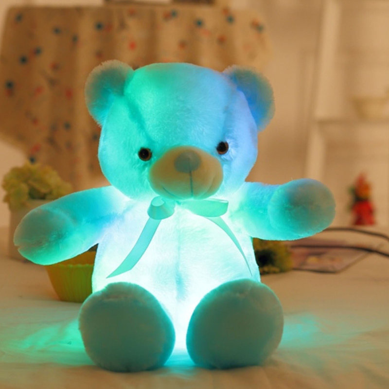 Figurine colorée colorée changeant de couleur d'ours