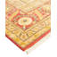 Tapis orange / rouille en laine noué à la main de conception unique 8 pi x 9 pi 10 po Keenan