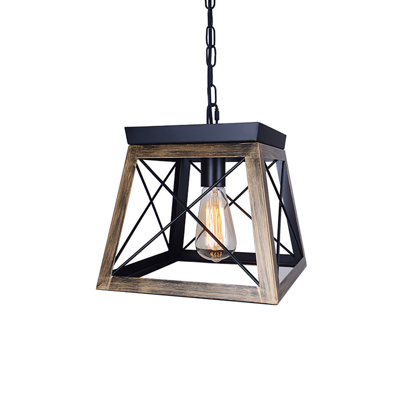 Luminaire suspendu géométrique à 1 lumière hettick
