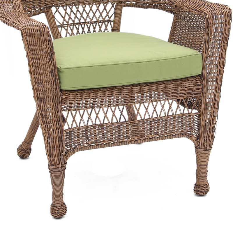 Honey Wicker Chair, Honey, Single