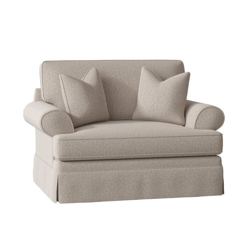 Fauteuil Brookner, Tissage natté lin Drusky Sustain®