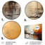 «Teal Orange Bold Energy II - Abstract Collages», ensemble de reproductions d'art en métal