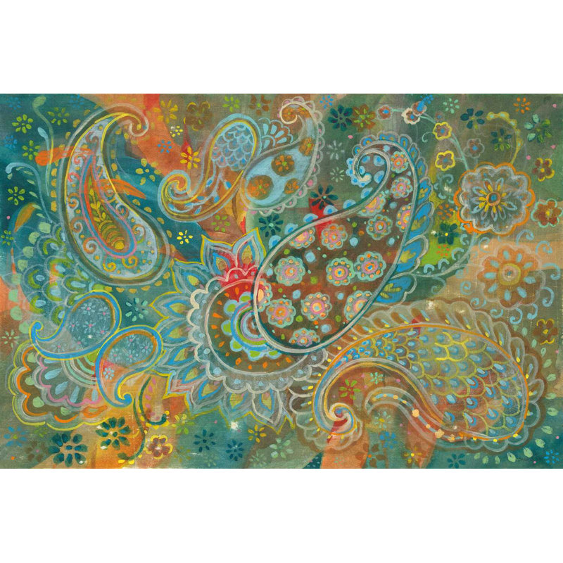 Cachemire floral, H 20 po x l 30 po x P 1,25 po