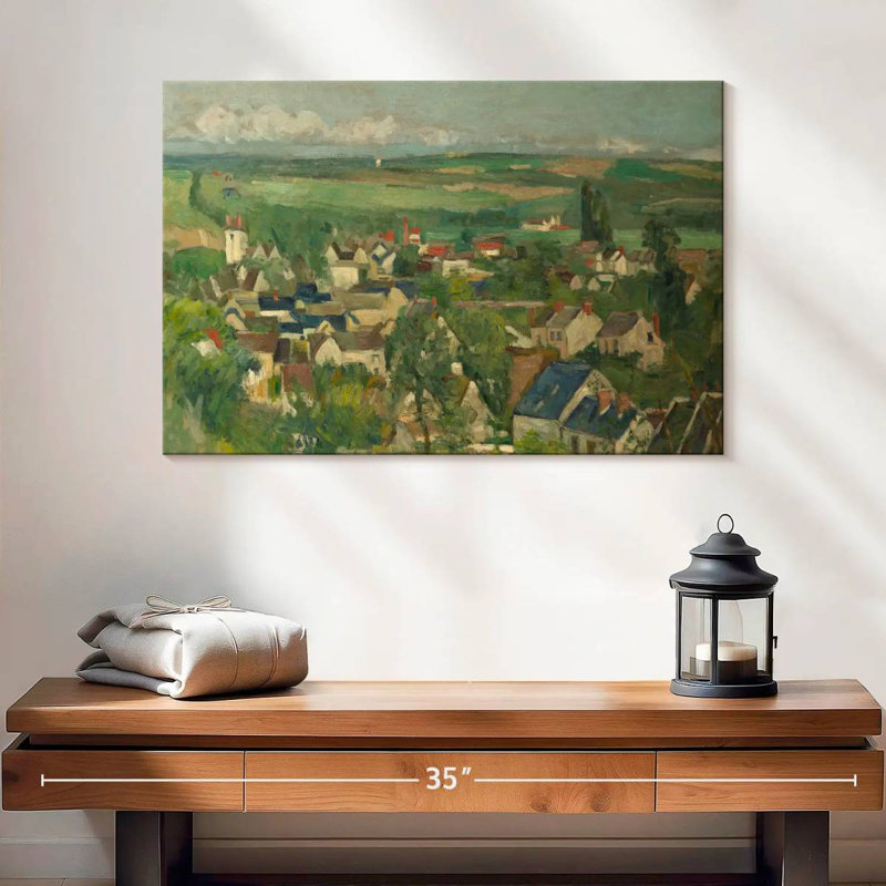 Vue panoramique d'Alvord Auvers, H 16 po x l 24 po
