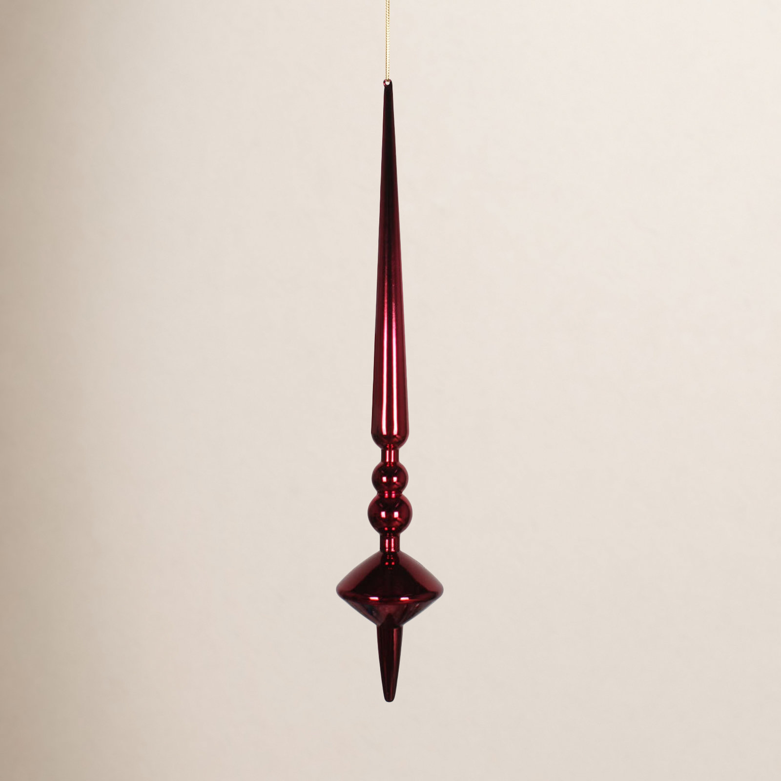 Lehiwa 18" Shatterproof Finial, Wine