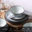 Service de table 12 pièces en grès, façonné à la main - Pour 4 personnes-1760869674