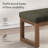 Audeliz 53" W Boucle Bench-826451983