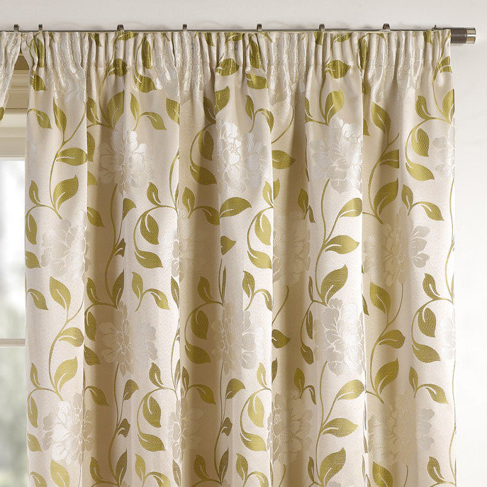 Bayeux Curtain, Moss, 229 W x 137 D cm