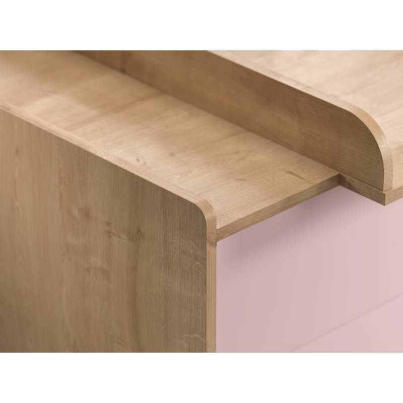 Antoine Dresser, Oak/Light Pink