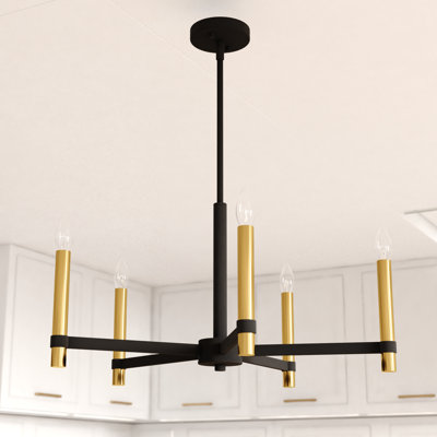 Lustre contemporain 5 lumières Damen