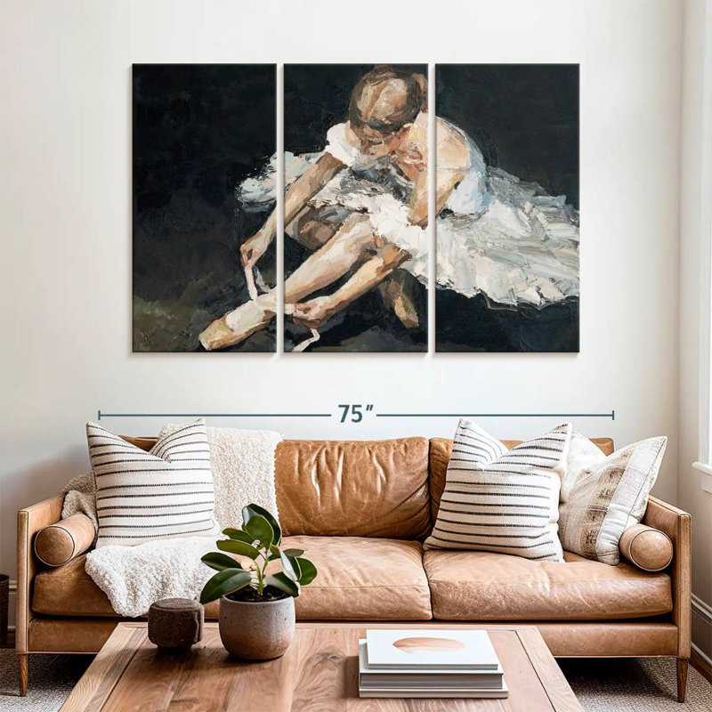 Enn Ballerina Preparation, 42" H x 65" W