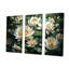 Fleurs de lotus méticuleusement rendues - ensemble d'art sur toile de lotus-107746917-107746920