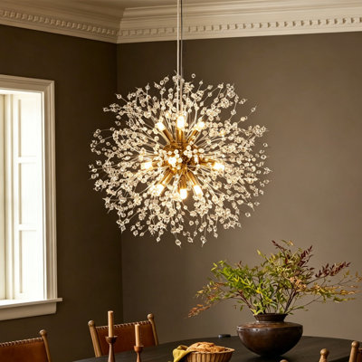Lustre sphérique spoutnik à 8 lumières Wallin