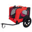 Chariot pour chien avec bicyclette, adapté aux petits et moyens animaux, cadre de chariot pliant facile, roue à dégagement rapide, plancher antidérapant, laisse intérieure-130637770-130637771