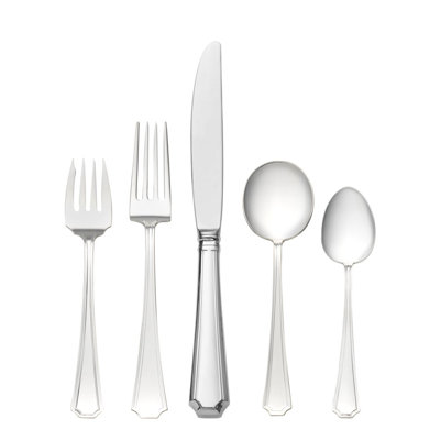 Fairfax 5 Piece Sterling Silver Flatware Set, Service for 1