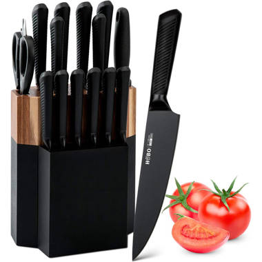 Wuyi 15 Piece Stainless Steel Assorted Knife Set B12886