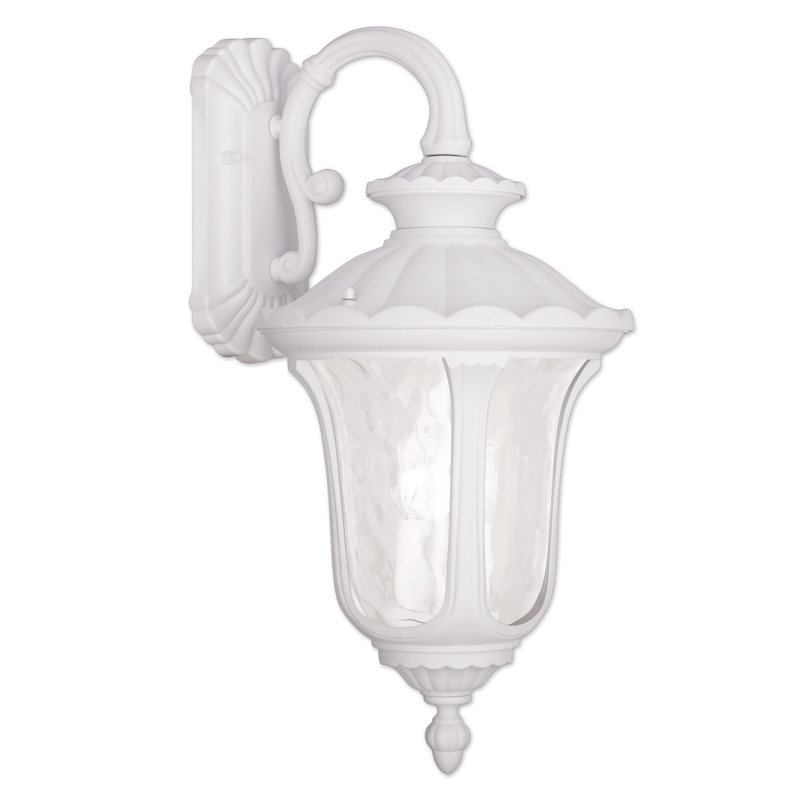 Amiliano Wall Light, 22" H x 11" W x 12.5" D, White