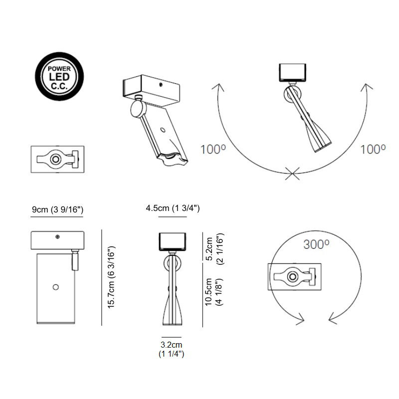 Ona 1-Light Directional and Spotlight