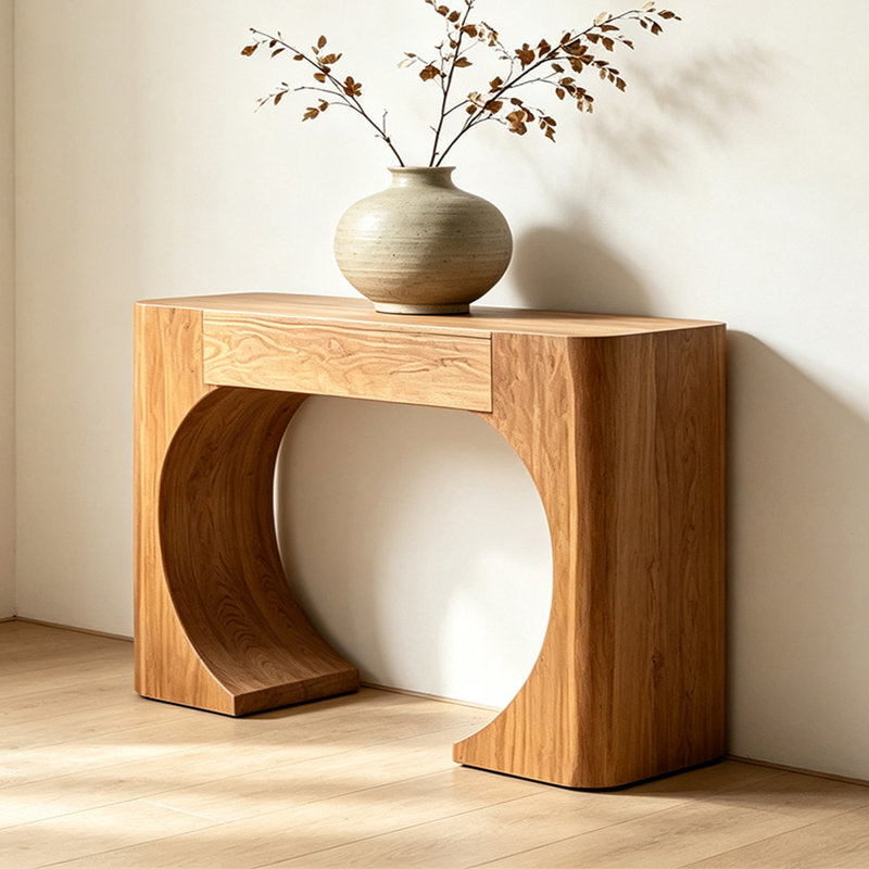 Table d'entrée murale de style médiéval