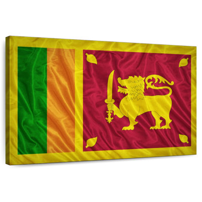 Shiny Sri Lanka Flag